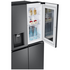 LG 508L French Door InstaView Door-in-Door Fridge with In-door Ice & Water Dispenser Matte Black GF-V500MBLC image NaN