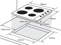 Arc ACS6SE2 Electric Cooktop hero image