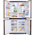 602L Sharp Side By Side Fridge SJF602SPBK image NaN