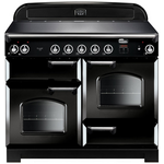 Falcon 110cm Classic Freestanding Electric Oven/Stove Black and Chrome CLA110EI5BL-CH hero image