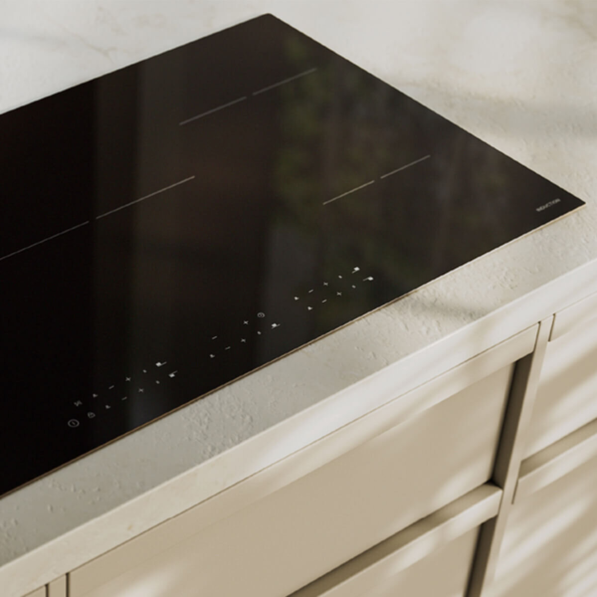 Haier 90cm 300 Series Induction Cooktop Black HCI905TB4 hero image
