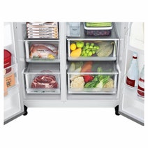 LG 635L Side by Side Frost Free Non Plumbed Fridge GS-N635PL hero image