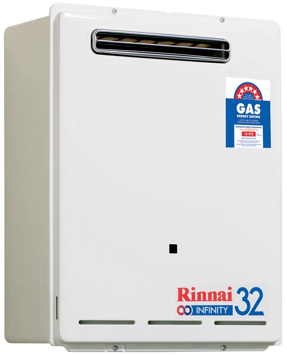 Rinnai 32L Continuous Flow 50-degree Hot Water System Natural Gas INF32N50M  | Appliances Online