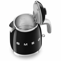 Smeg 50s Retro Style Electric Mini Kettle Black KLF05BLAU hero image