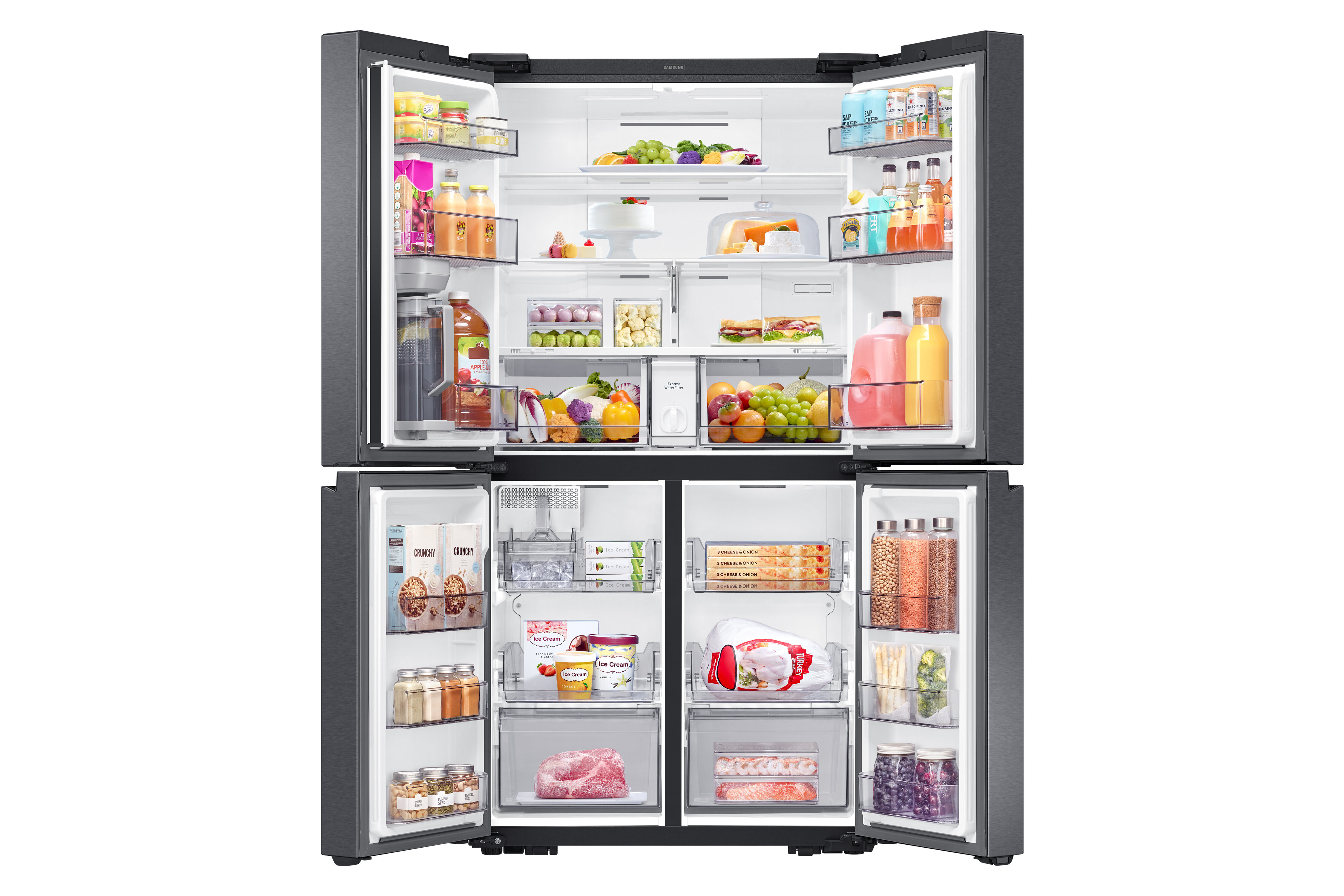 Family hub french on sale door smart refrigerator