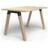 OLG Plantation Single Desk 1200x750 New Oak Worktop with Oak Legs OG_PLSD1275_NO image NaN