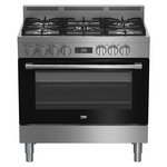 Beko 90cm Dual Fuel Freestanding Oven/Stove BFC916GMX1 hero image