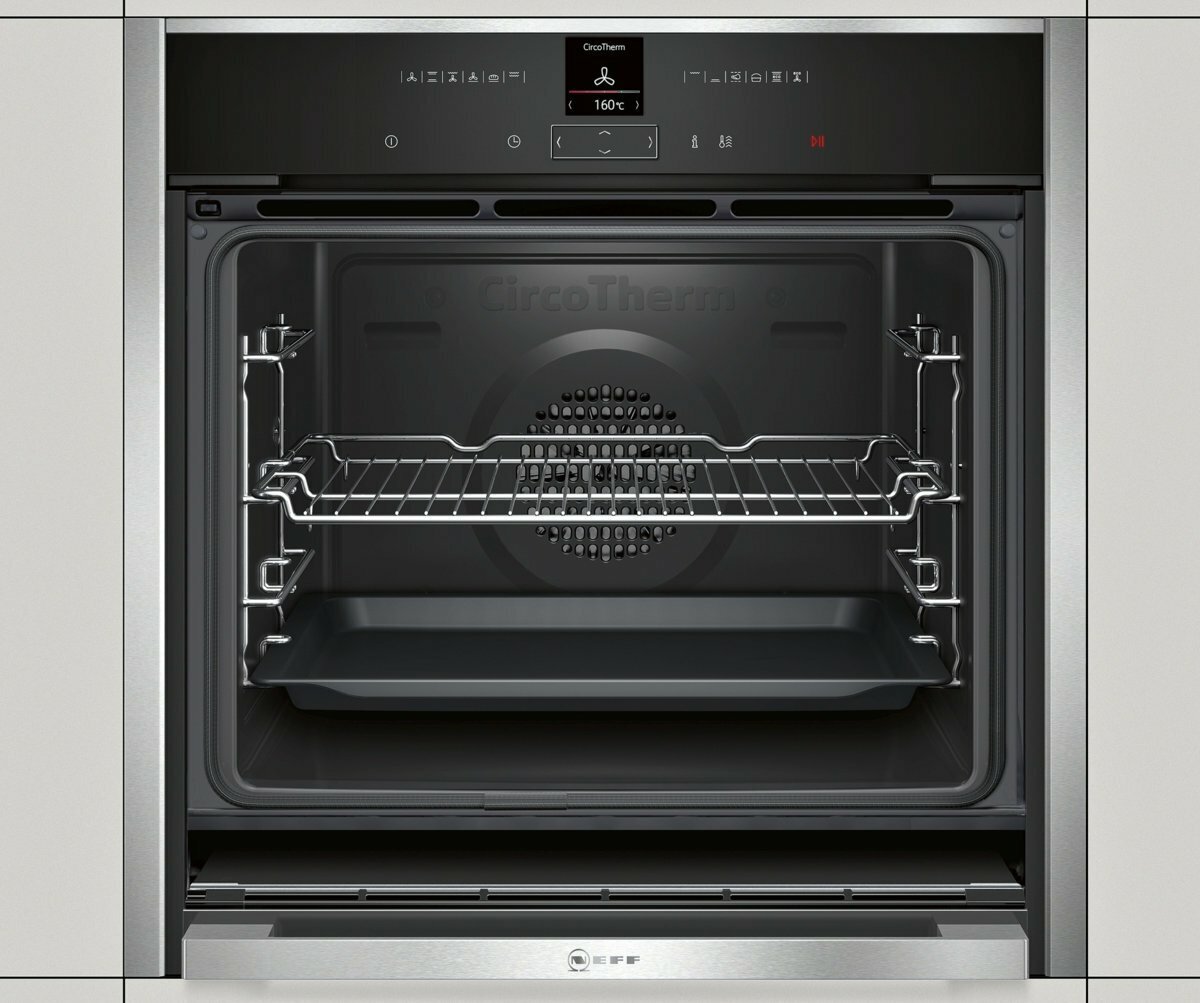 Neff 600mm pyrolytic slide & hide oven shop