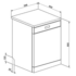 Smeg DWA6315X1 60cm Freestanding Dishwasher image NaN