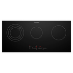 Westinghouse 90cm 3 Zone Ceramic Cooktop with Hob2Hood WHC933BE hero image