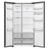 Hisense 541L PureFlat Side by Side Fridge with Non-Plumbed Water Dispenser Black HRSBS540BW image NaN