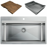 Artinox Layer 86 Workstation Sink with Accessories LACCBRP086 hero image