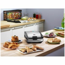 Tefal Snack Collection Sandwich and Waffle Maker with Donut Plate Attachment SW852-8011 hero image