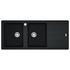 Franke Basis Double Bowl Topmount Sink with Right Hand Drainer - Onyx BFG621ONRHD-B image NaN