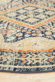 Rug Culture Legacy Medium Multi-coloured Rug 200X200CM - LEG-863-NAVY-200X200 hero image