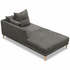 Kalona KYOTO Left Facing Chaise Sofa Pewter WS-205-LC-VILA-27 image NaN