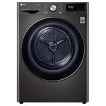 LG 9kg Heat Pump Dryer with Inverter Control Black Steel DVH9-09B hero image