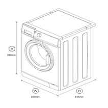 Fisher & Paykel FabricSmart 8.5kg Front Load Washing Machine WH8560F1 hero image