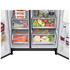 LG 635L Three Door Side by Side InstaView Fridge with Ice & Water Dispenser Matte Black GS-V600MBLC image NaN