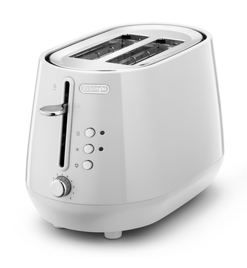 Eclettica 2 Slice Toaster in Whimsical CTY2003W in White