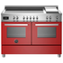 Bertazzoni 120cm Induction Cooktop & Griddle Plate Freestanding Double Oven PRO125I2EROT image NaN