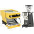 La Marzocco Linea Mini Yellow Home Package with Black Grinder H-MPACKYL image NaN