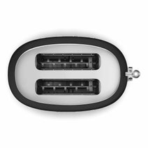 Smeg Retro 50's Style 2 Slice Toaster Matte Black TSF01BLMAU hero image