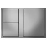 Beefeater Stainless Steel Single Cupboard Door with 2 Drawers BOC2050SA hero image