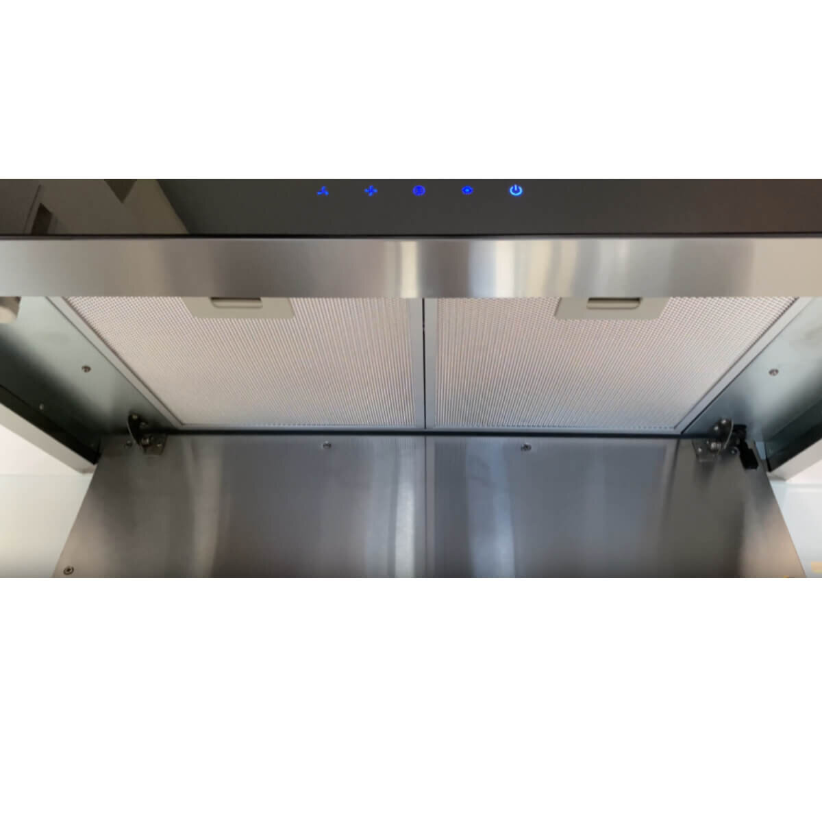 Glem 90cm Series 800 Square Canopy Rangehood Stainless Steel CK90TBLED hero image