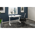 OLG Luxe Adjustable Glass Desk & Optic Chair Bundle 1200mm - White - LXHDPKG_1_W image NaN