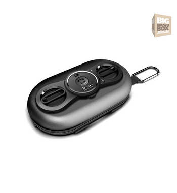 iLuv ISP123BLK Smashbox Pro Portable Stereo Speaker for Smartphones