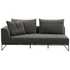 Kalona Vaeroy Modular Six Seater Left Facing Sofa Pewter 208-04B-01B-VILA-27 image NaN