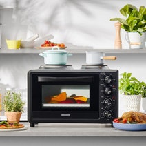 Morphy Richards Benchtop Convection Oven with Two Hot Plates MRBO32BLK2 hero image