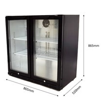 LeCavist 185L Beverage Centre Black Frame LE205BB hero image