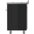Glem Gas 90cm Dual Fuel Freestanding Oven Matte Black GS965GEMB image NaN