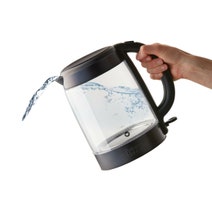 Russell Hobbs Brooklyn Glass Kettle Black RHK172BCH hero image