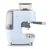 Smeg 50s Style Espresso Machine with Built-in Grinder Pastel Blue EGF03PBAU image NaN