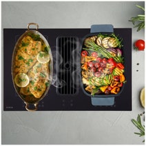Linarie 80cm Redon Double Flex Zone Induction Cooktop with Integrated Ventilation System RF8012FLEX hero image