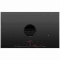 Fisher & Paykel Series 9 83cm Induction Cooktop with Integrated Ventilation Black Glass CID834DTB4 hero image