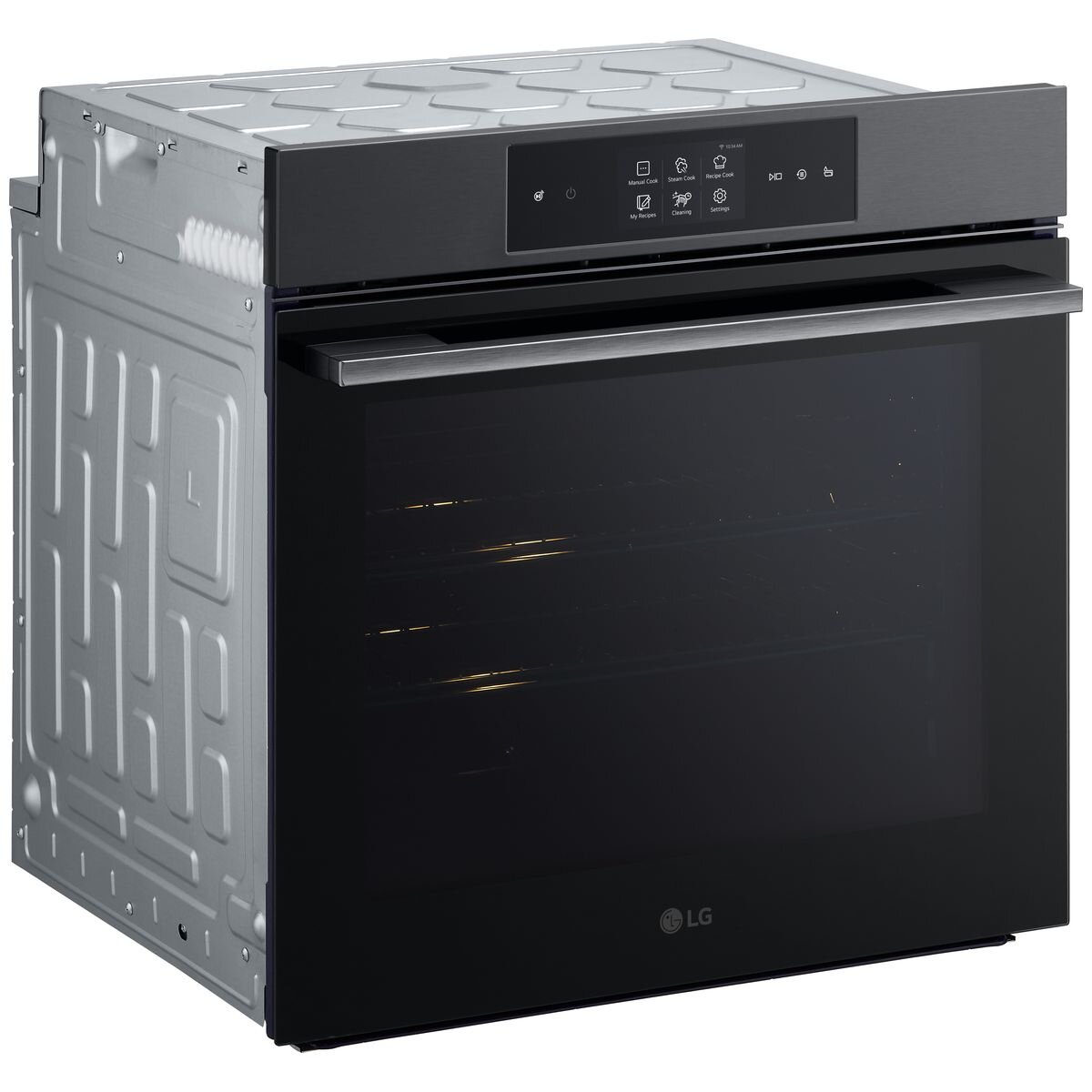 LG Series 9- 60cm Full Steam Pyrolytic Oven with InstaView-Matte Black BO609T2MB4 hero image