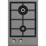 Spezialist 34cm Natural Gas Cooktop with Stainless Steel Plate Black Metal Surface S30342SPBBMNG hero image