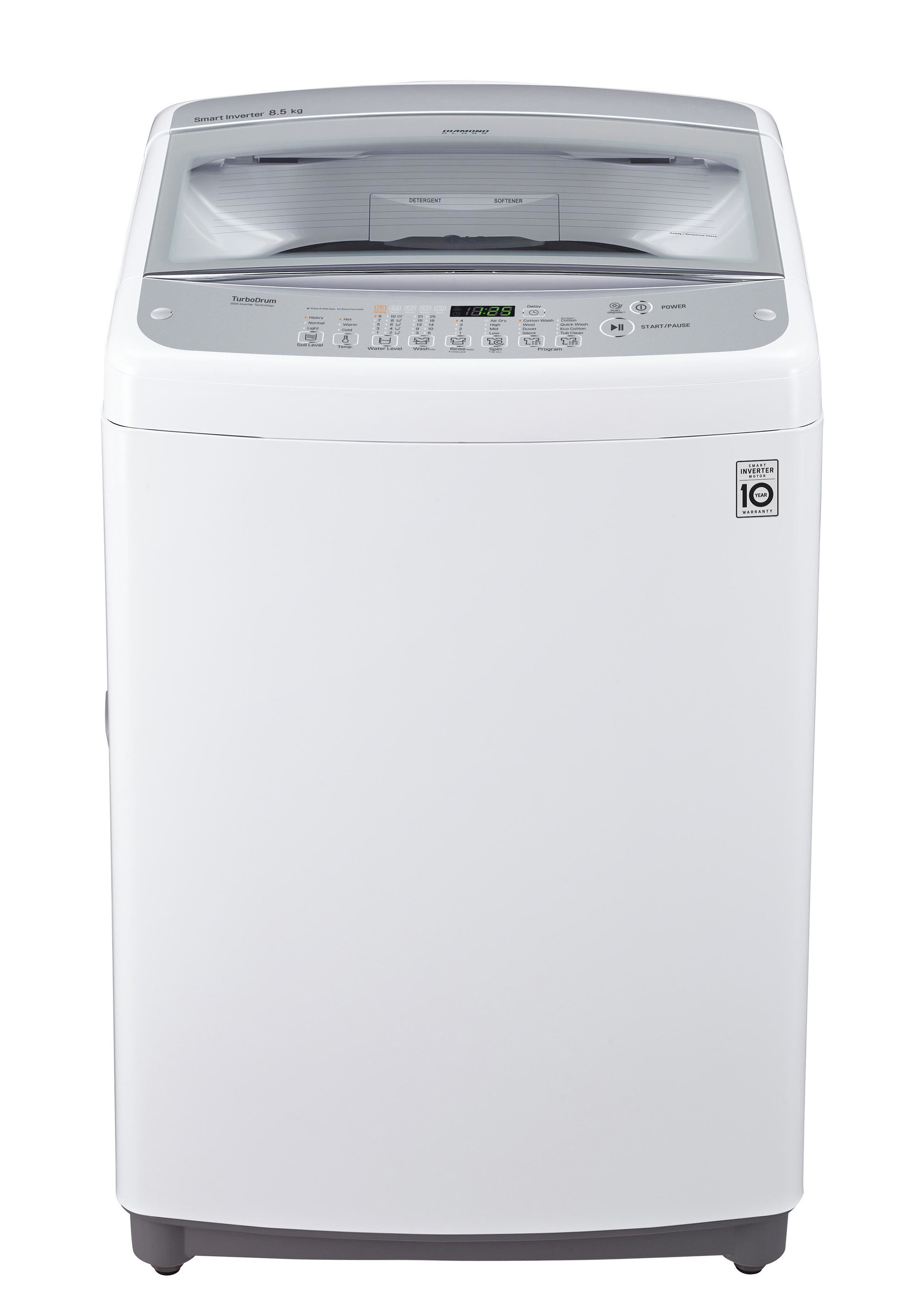 Lg top load washing machine 8.5 kg wtg8521 2025