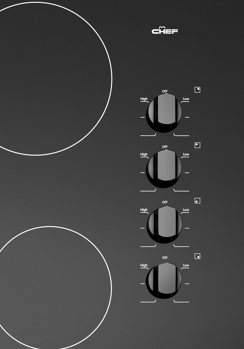 Chef CHC744BA 70cm Ceramic Cooktop | Appliances Online