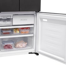 Panasonic 500L French Door Fridge Metallic Black NR-CW530HWK hero image