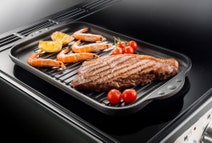 Falcon 90cm Nexus Freestanding Electric Oven/Stove White and Chrome NEX90EIWH-CH hero image