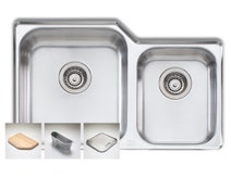 Oliveri NP62U Nu-Petite 1 and 3/4 Bowl Undermount Sink hero image