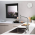 Hansgrohe Metris M71 320 2jet Pull Out Sink Mixer Tap - Chrome 73816003 image NaN