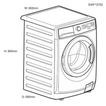 Electrolux 7.5kg Front Load Washing Machine EWF12753 hero image