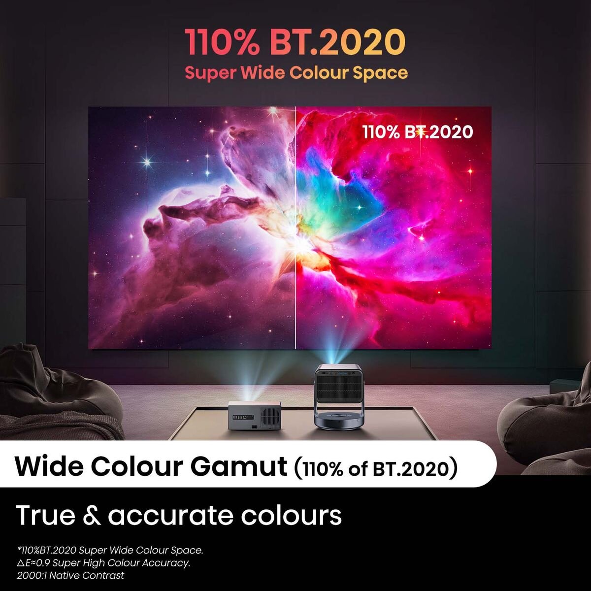 Hisense C2 Ultra 4K Trichroma Laser Mini Projector C2-ULTRA hero image