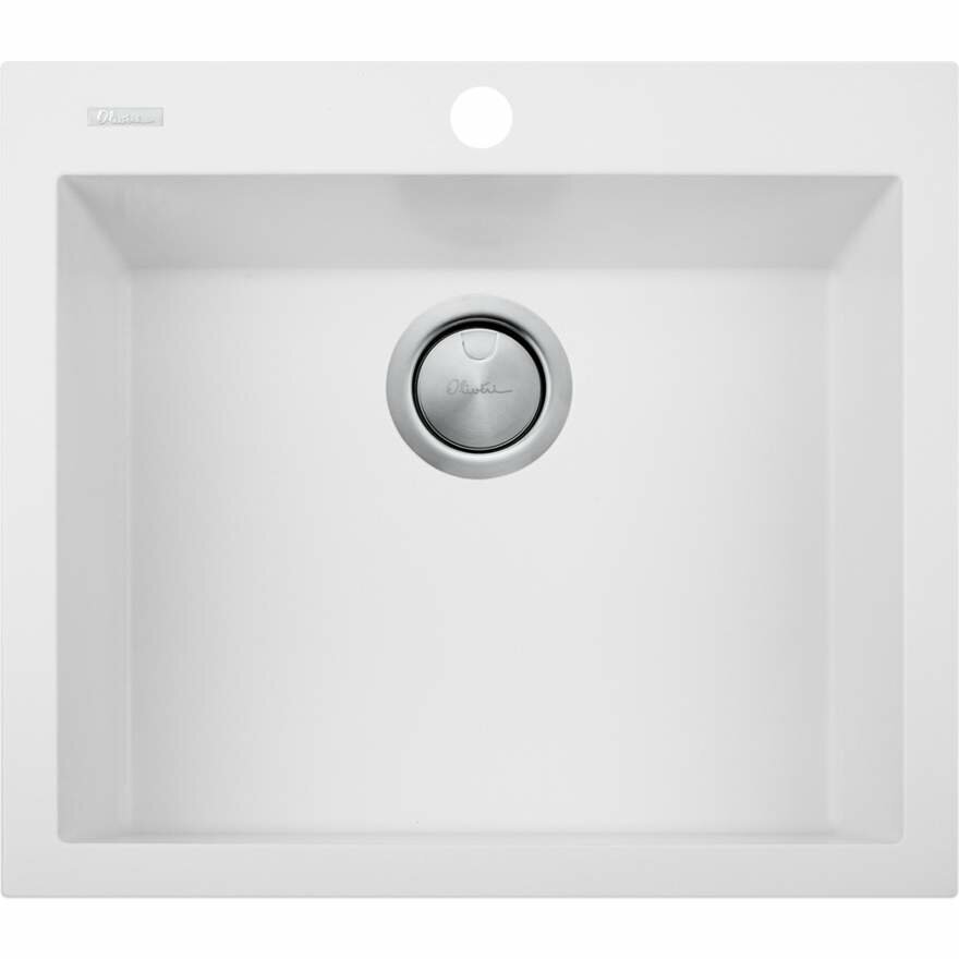 Oliveri Santorini White Grande Topmount Sink ST-WH1561 hero image